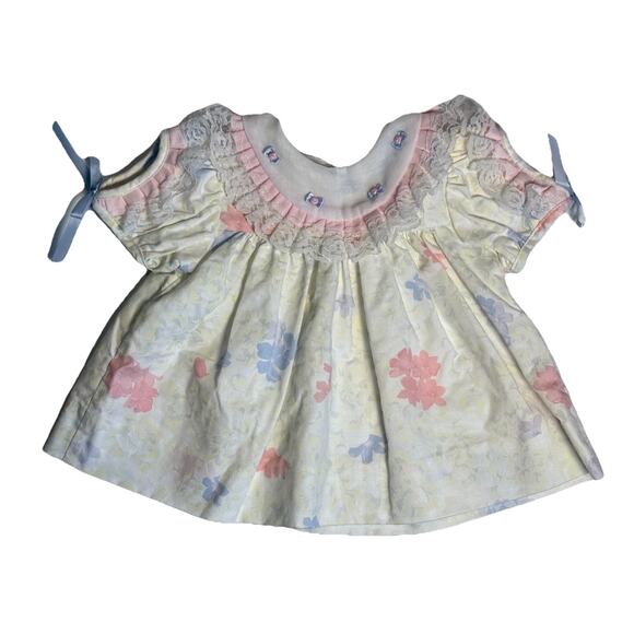Vintage Rare Editions Floral Baby Dress and Bloomers Set 3-6 Months - Picture 2 of 10
